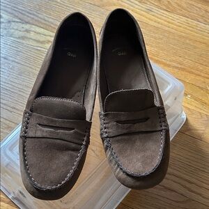 GAP Women's Suede Mocha/Brown Sz 10 Loafers